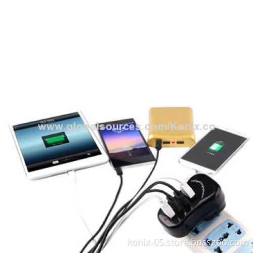 2014 USB charging station for multiple devices with 4 charging portNew